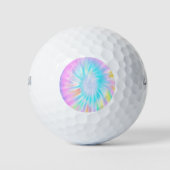 pastellfarbene gefärbte Krawatte Golfball (Vorderseite)
