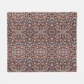 Pastellfarbene Holzkugel-Decke Fleecedecke (Vorderseite (Horizontal))