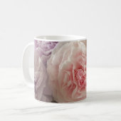 Pastellfarbene Kaffeefilterblumen Kaffeetasse (Vorderseite Links)