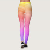Pastellfarbene Leggings (Rückseite)