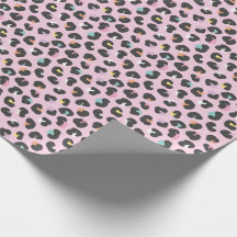 Pastellfarbene Leoparden