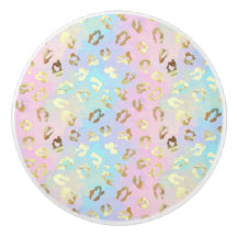 Pastellfarbene Leoparden-Skin-Bandana