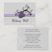 Pastellfarbene lila Polka-Punkte, die gute Karten  (Vorne/Hinten)