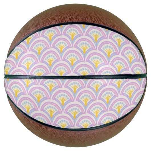Pastellfarbene Muschel Basketball (Vorderseite)