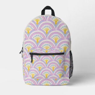Pastellfarbene Muschel Bedruckter Rucksack