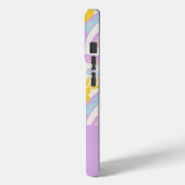 Pastellfarbene Muschel Case-Mate iPhone Hülle (Rückseite / Links)
