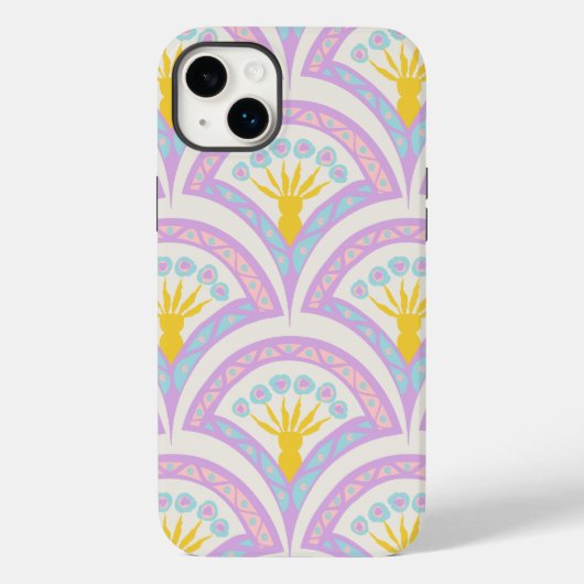 Pastellfarbene Muschel Case-Mate iPhone Hülle (Rückseite)