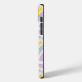 Pastellfarbene Muschel Case-Mate iPhone Hülle (Rückseite / Links)