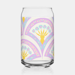 Pastellfarbene Muschel Dosenglas