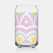 Pastellfarbene Muschel Dosenglas (Rechts)