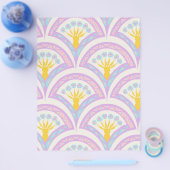 Pastellfarbene Muschel Flyer (Einzeln)