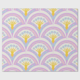 Pastellfarbene Muschel Geschenkpapier