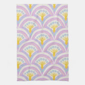 Pastellfarbene Muschel Geschirrtuch (Vertikal)