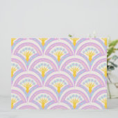 Pastellfarbene Muschel Karte (Stehend Vorderseite)