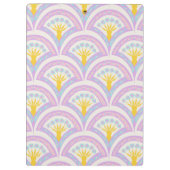 Pastellfarbene Muschel Klemmbrett (Rückseite)