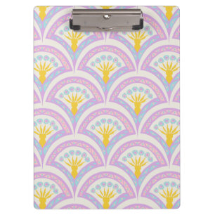 Pastellfarbene Muschel Klemmbrett