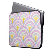 Pastellfarbene Muschel Laptopschutzhülle (Vorderseite Links)