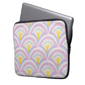Pastellfarbene Muschel Laptopschutzhülle (Vorderseite Links)