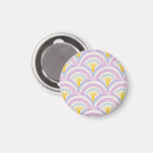 Pastellfarbene Muschel Magnet (Vorderseite/Rückseite)