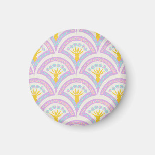 Pastellfarbene Muschel Magnet
