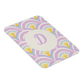 Pastellfarbene Muschel Magnet (Rechte Seite)