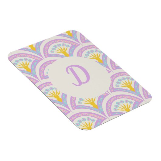 Pastellfarbene Muschel Magnet (Rechte Seite)