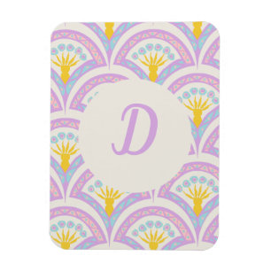 Pastellfarbene Muschel Magnet