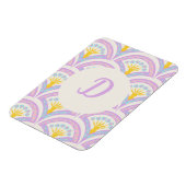 Pastellfarbene Muschel Magnet (Linke Seite)