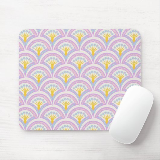 Pastellfarbene Muschel Mousepad (Mit Mouse)