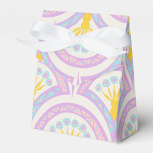 Pastellfarbene Muschel Muster Geschenkschachtel