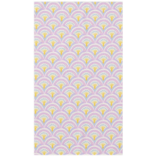Pastellfarbene Muschel Muster Tischdecke