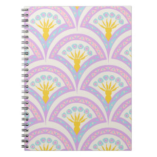 Pastellfarbene Muschel Notizblock