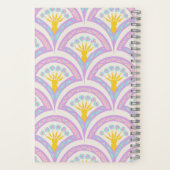 Pastellfarbene Muschel Notizblock (Rückseite)