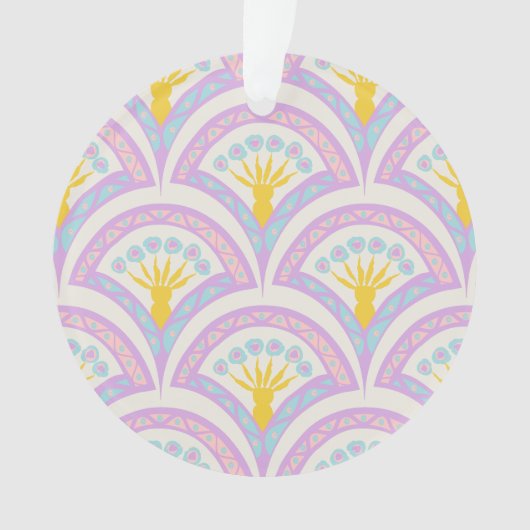 Pastellfarbene Muschel Ornament (Vorderseite)