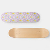Pastellfarbene Muschel Skateboard (Horizontal)