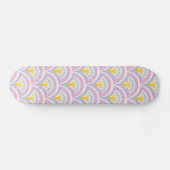 Pastellfarbene Muschel Skateboard (Horizontal)