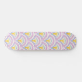 Pastellfarbene Muschel Skateboard (Horizontal)