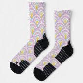 Pastellfarbene Muschel Socken (Links)