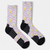 Pastellfarbene Muschel Socken (Rechts)