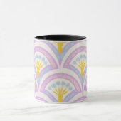 Pastellfarbene Muschel Tasse (Zentrum)