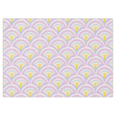 Pastellfarbene Muschel Tischdecke (Vorderseite (Horizontal))