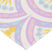 Pastellfarbene Muschel Tischdecke (Schrägansicht)