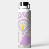 Pastellfarbene Muschel Trinkflasche (Rückseite)