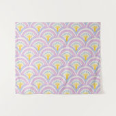 Pastellfarbene Muschel Wandteppich (Vorderseite (Horizontal))