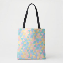 PASTELLFARBENE PINK BLAU GELB GRÜNE GEOMETRISCHE F TASCHE