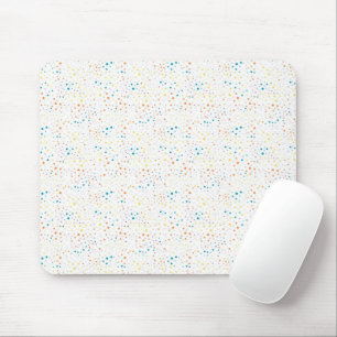 Pastellfarbene Polka-Punkte Mousepad