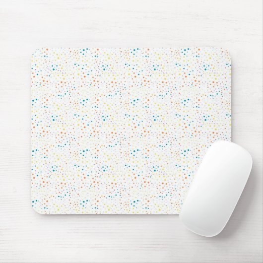 Pastellfarbene Polka-Punkte Mousepad (Mit Mouse)