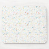 Pastellfarbene Polka-Punkte Mousepad (Vorne)