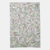 Pastellfarbene Quadrate Geschirrtuch (Vertikal)