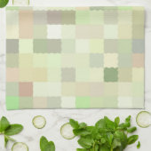 Pastellfarbene Quadrate Geschirrtuch (Gefaltet)
